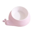 thumbnail image 1 of Slanted Pet Feeding Bowl for Cats and Small Dogs Plastic Neck Protection Food Dish Tilted Design for Easy Eating Non-Slip Base Prevent Messy Spills, 1 of 3