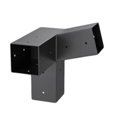 thumbnail image 1 of Slanted Roof Pergola Brackets Wall Mount With Hardware For 4x4 Inch Porch Gazebo Garden Supplies, 1 of 7
