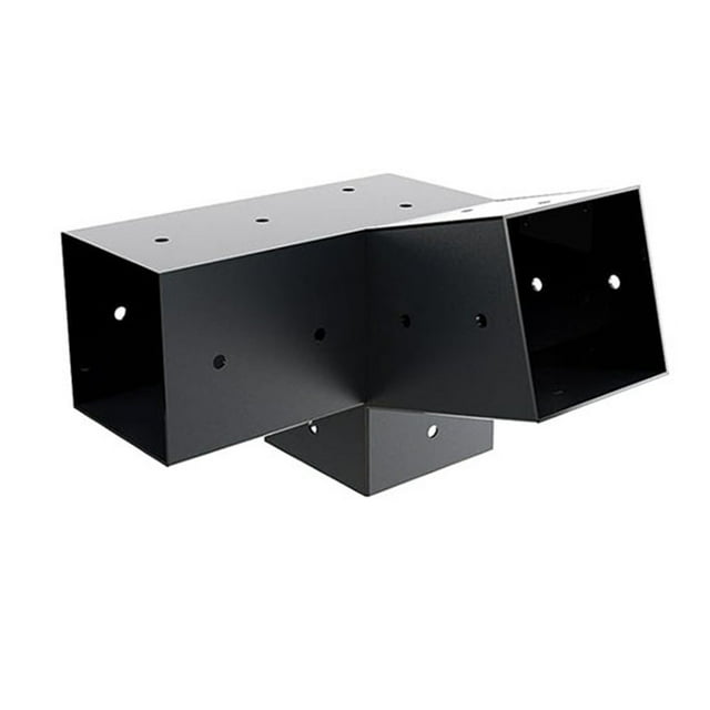 Slanted Roof Pergola Brackets Wall Mount with Hardware for 4X4 Inch Porch Gazebo