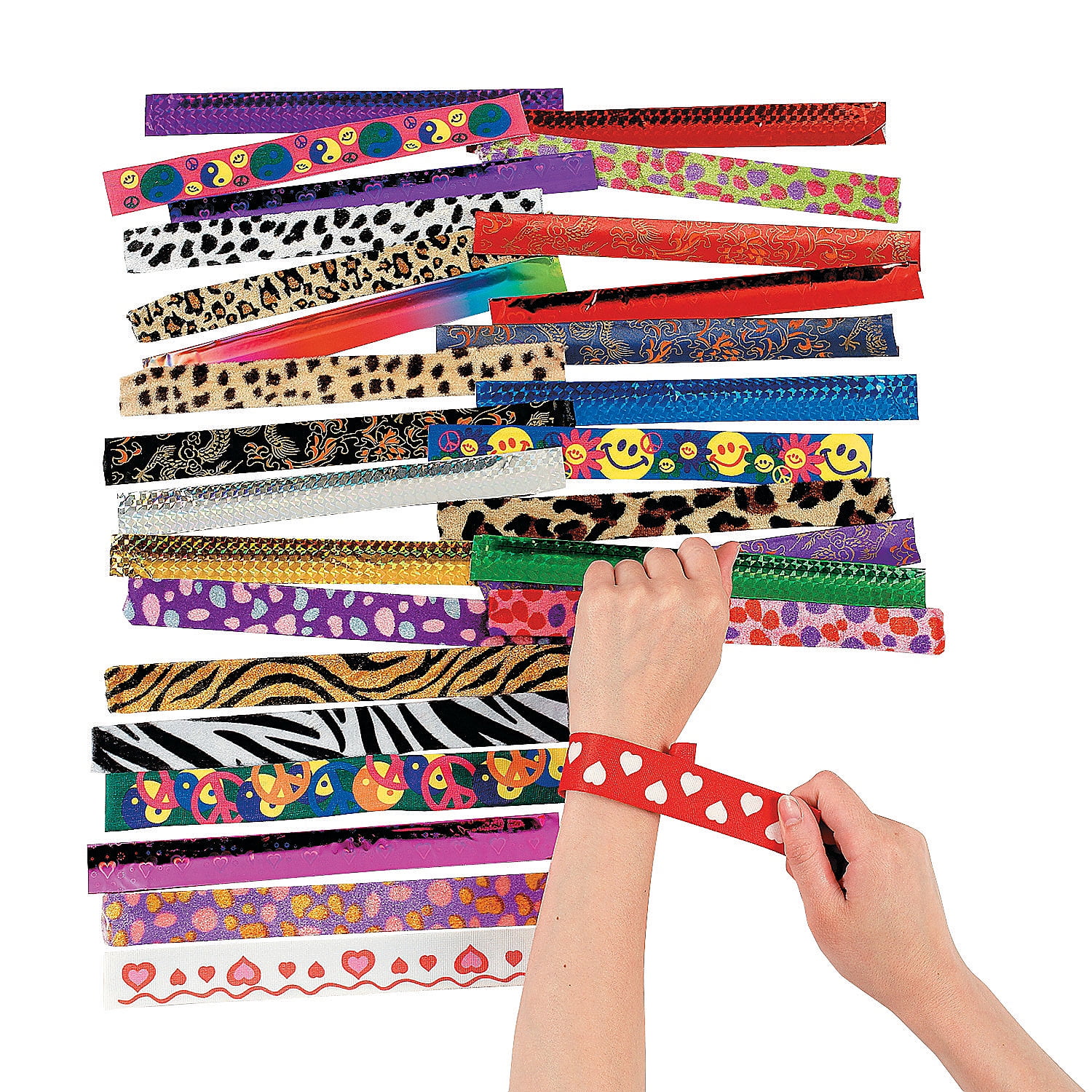 ONE TRICK PONY Slap bracelet ブラック　新品未使用 Fun Express Slap Bracelet Assortment, Bulk Party Favors, Kids