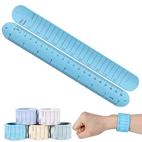 Slap Bracelet Erasable Memo Wristband, Reusable Silicone Wrist Notepad, Portable Note Taking Bracelet