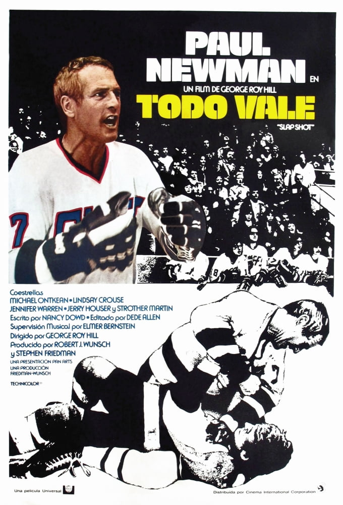 Slap Shot Canvas Art - (11 x 17)