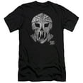 thumbnail image 1 of Slap Shot - Goalie Mask - Premium Slim Fit Short Sleeve Shirt - Small, 1 of 2