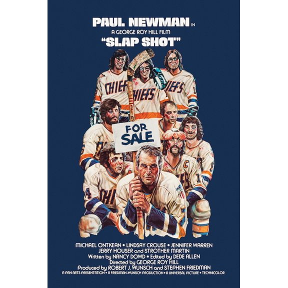 Slap Shot Poster Print (22 x 34)