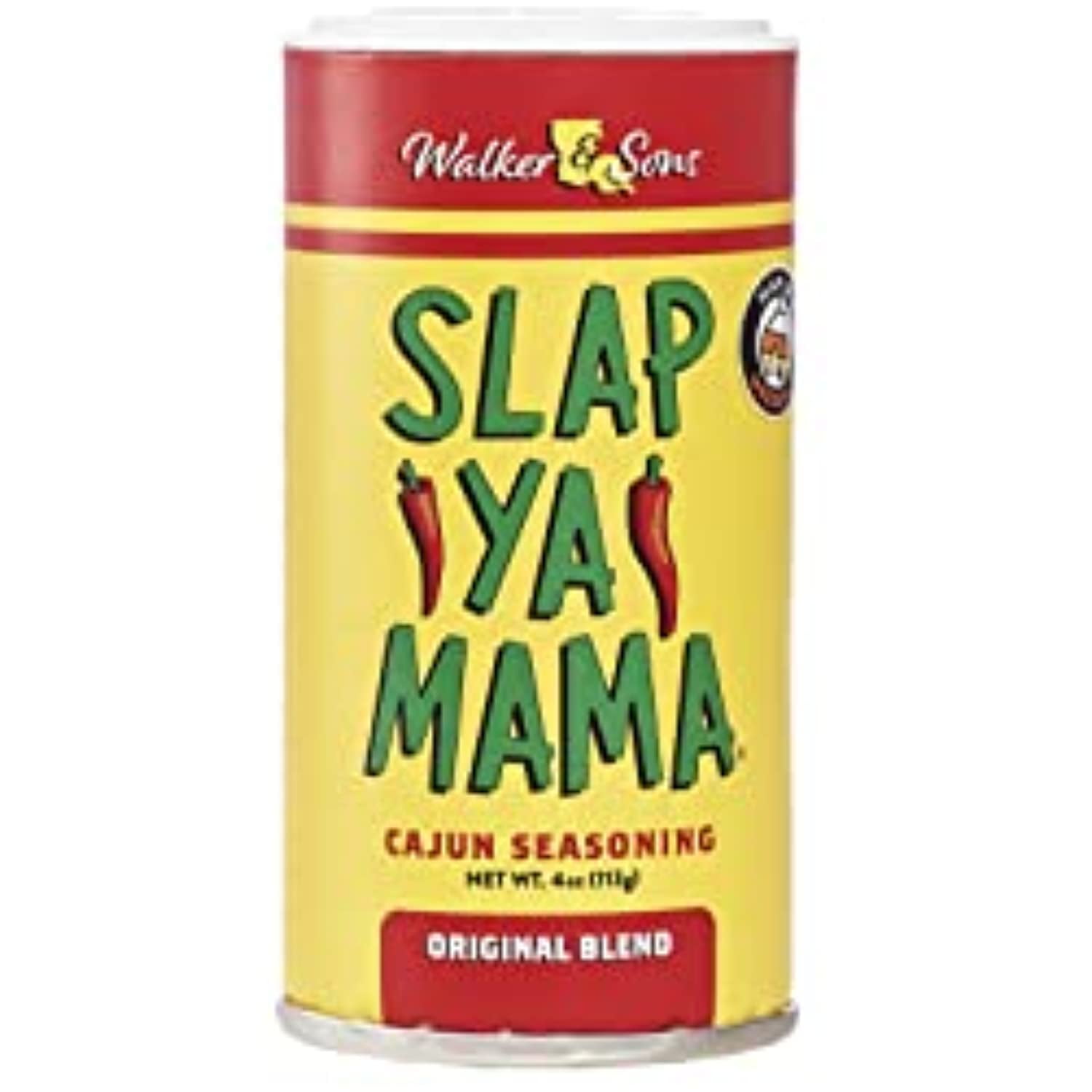 Slap Ya Mama All Natural Cajun Seasoning From Louisiana, Original Blend, Msg Free And Kosher, 4 Ounce