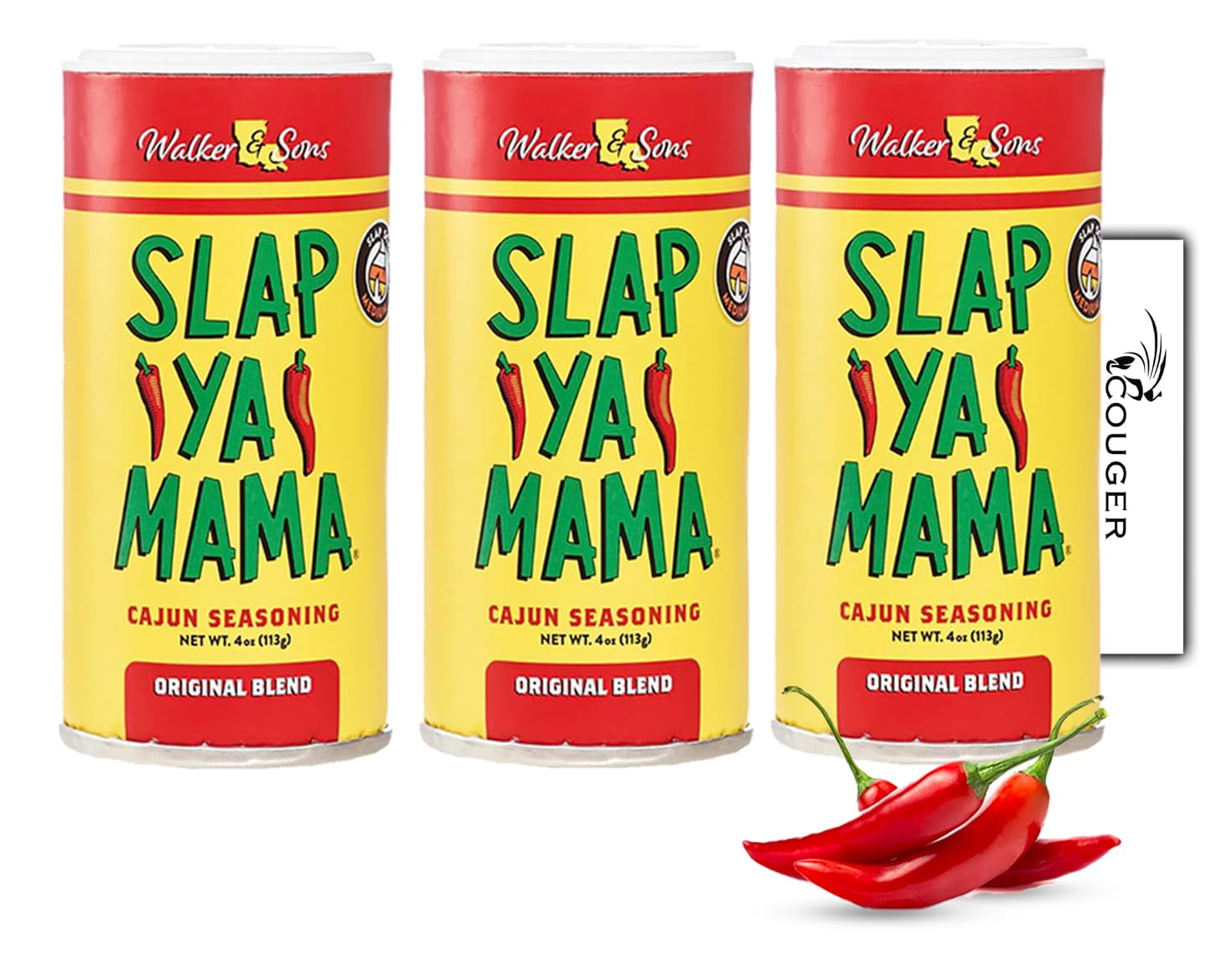 Slap Ya Mama All STF9 Natural Cajun Seasoning from Louisiana, Original Blend, MSG Free and