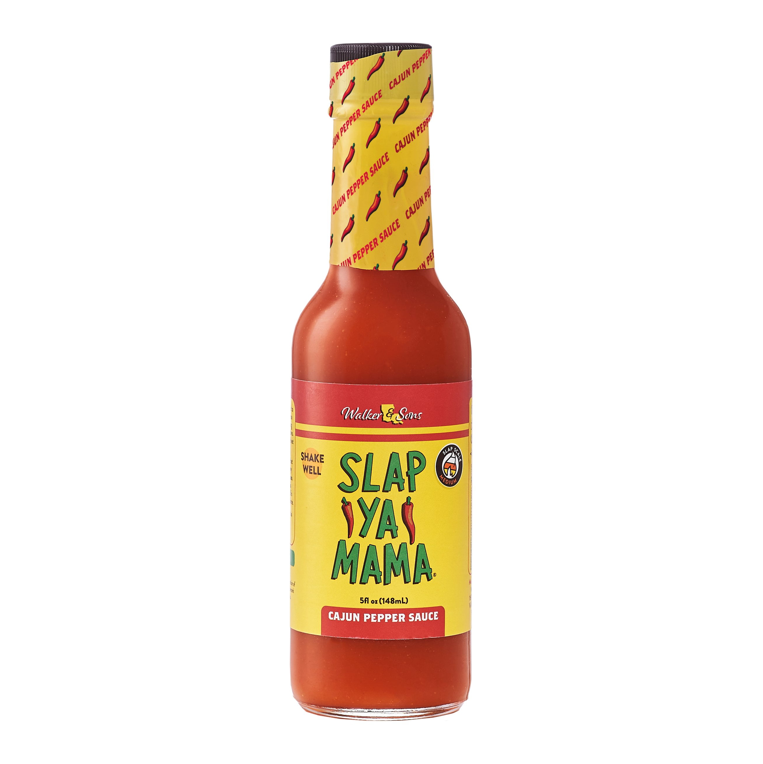 Slap Ya Mama Green Pepper Sauce – 5 Fl Oz Bottle, Flavorful Condiment For Any Dish