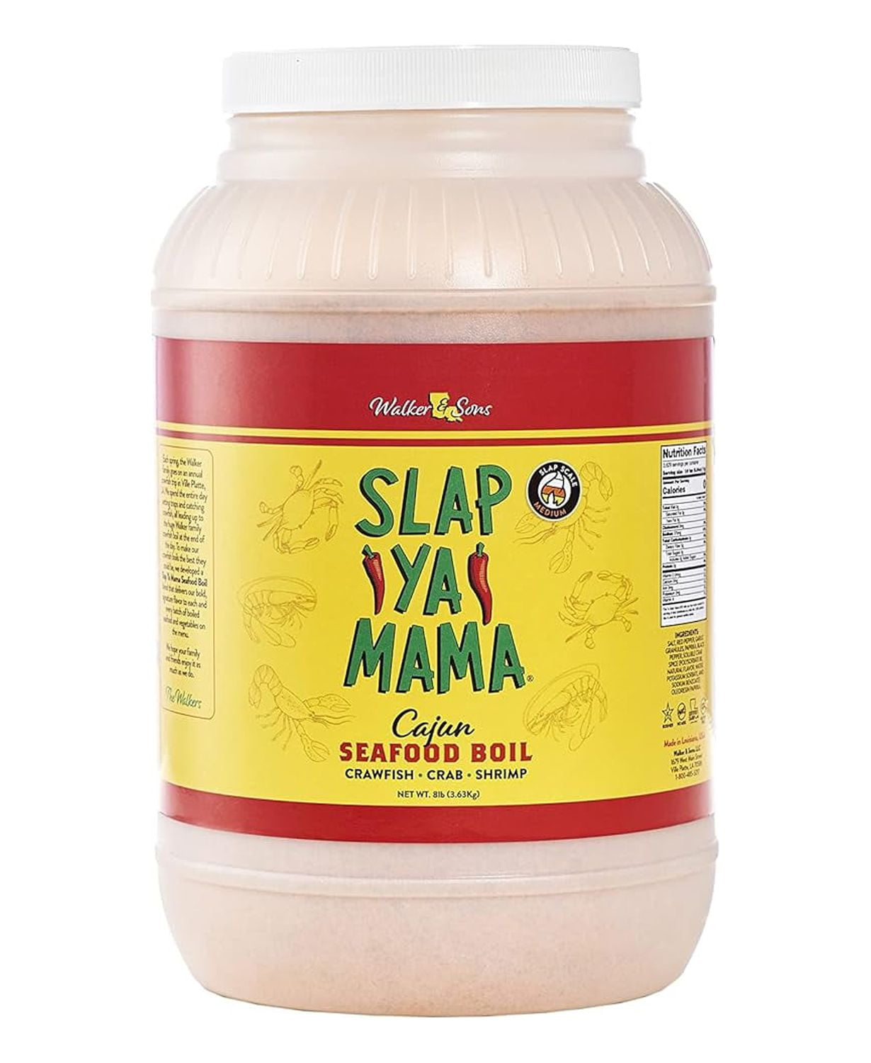 Slap Ya Mama Cajun Seasoning, Seafood Boil, 8 Pound - Walmart.com