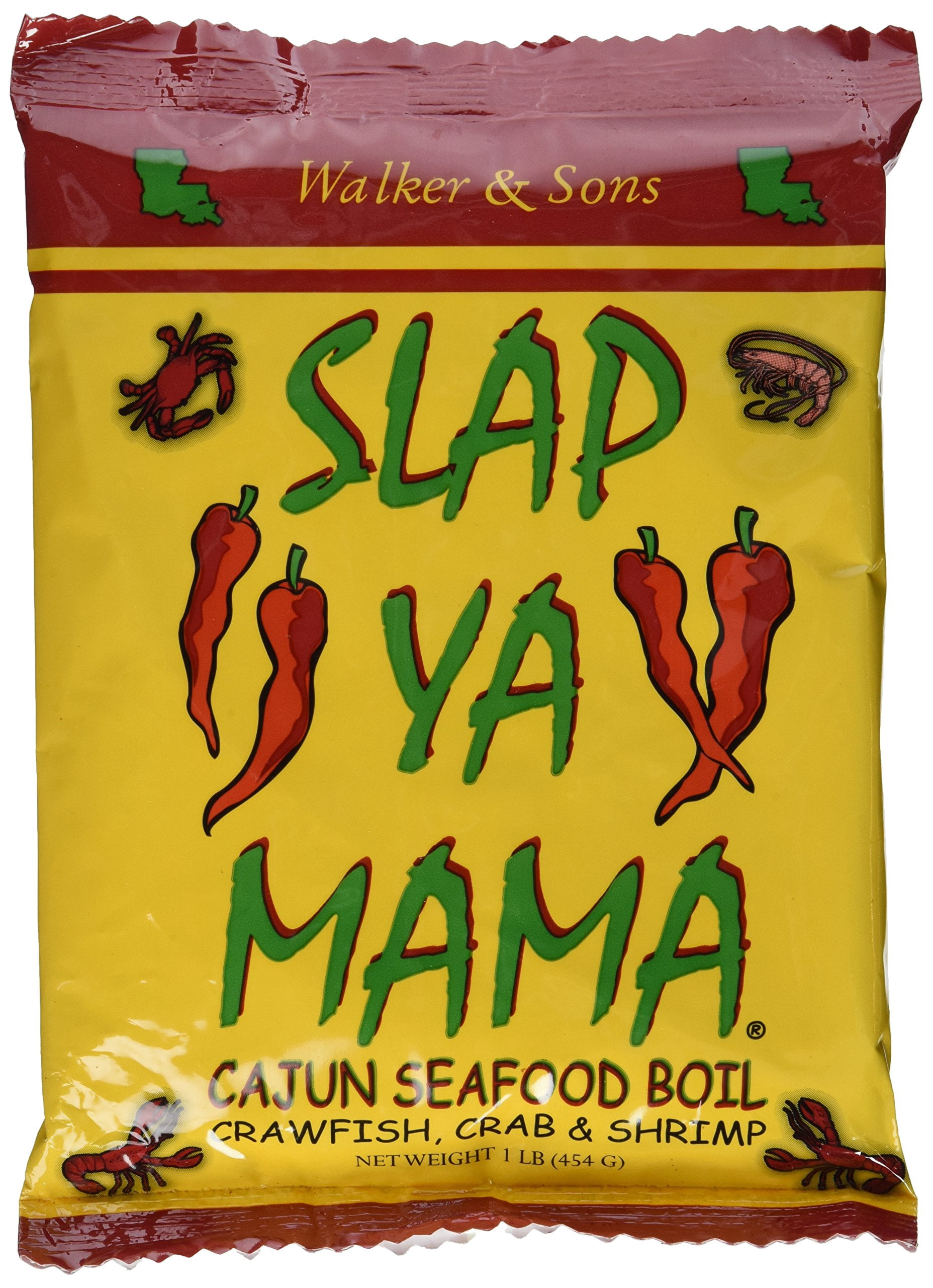 Slapiya Fish Slap Ya Mama Cajun YPF5 Seafood Boil Seasoning for Crawfish, Crab and ...