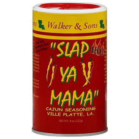 Slap Ya Mama Hot Cajun Seasoning, 8 oz, (Pack of 12)