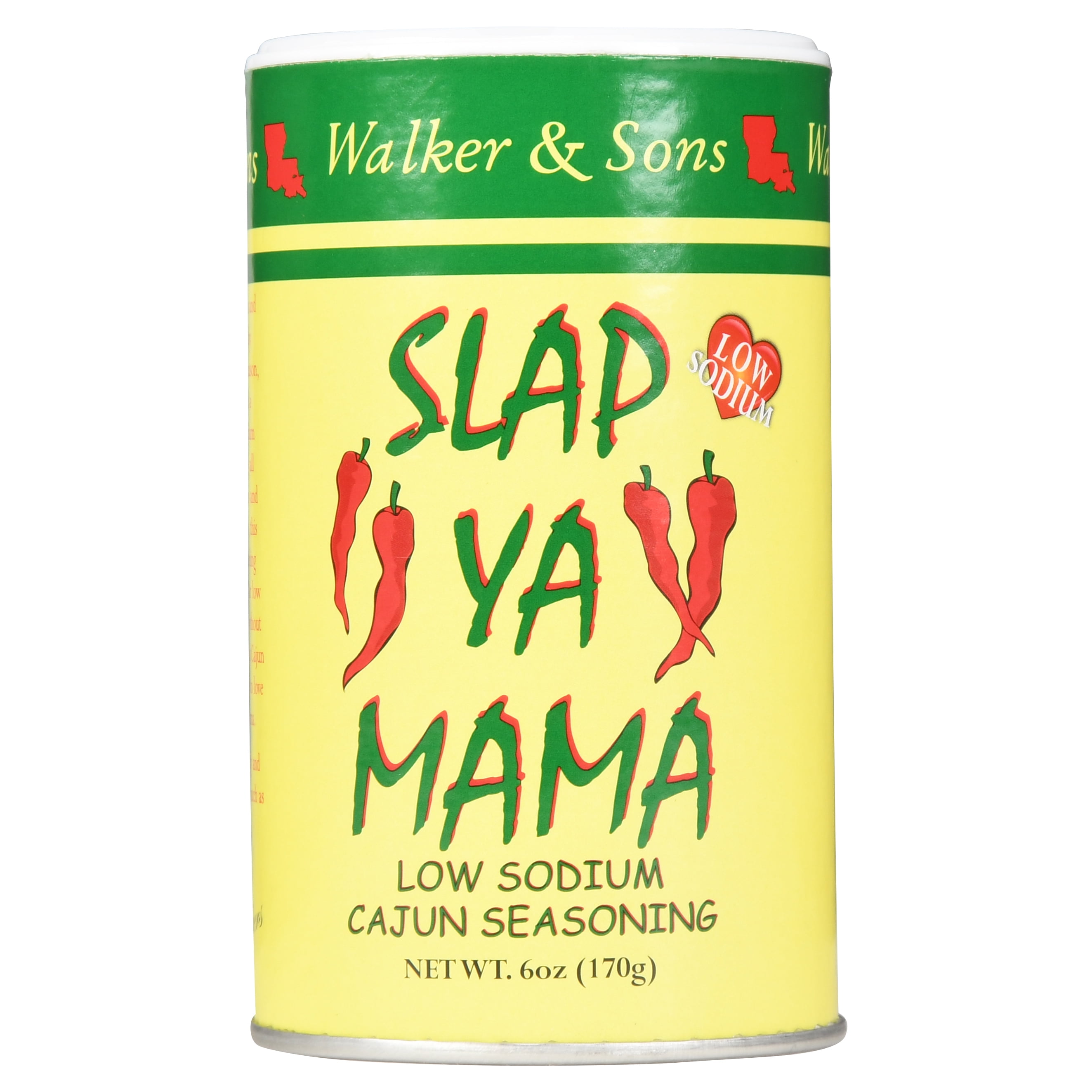 Slap Ya Mama Low Sodium Cajun Seasoning, 6oz - Walmart.com