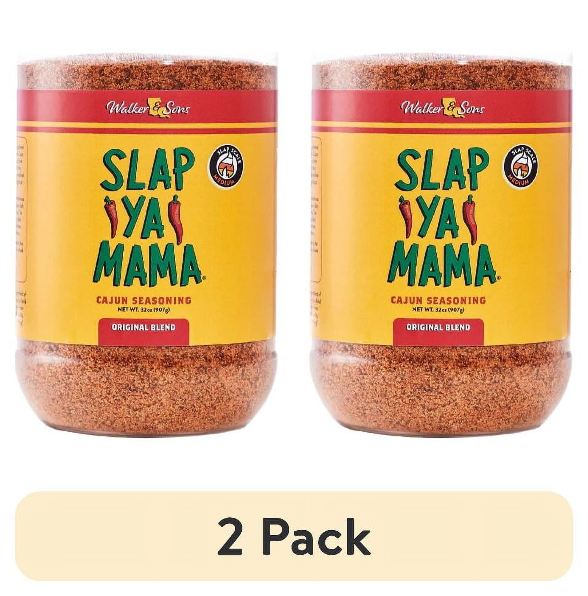 (2 pack) Slap Ya Mama Original Blend Cajun Seasoning, 32oz - Walmart.com
