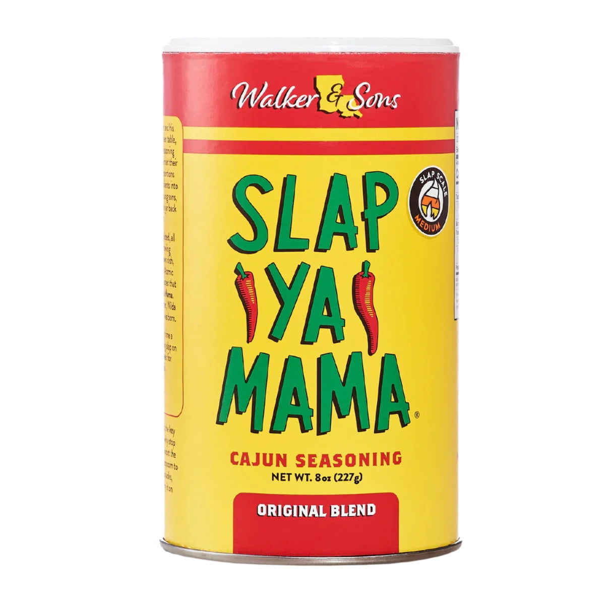 Slap Ya Mama Original Blend Cajun Seasoning, 8 oz Canister  Bold Louisiana-Style Spice for Everyday Cooking