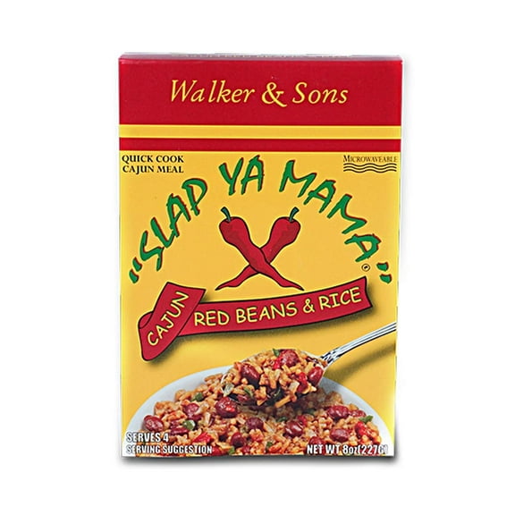 Slap Ya Mama - Cajun Red Beans and Rice Mix for Quick Meals - 8 OZ, Case of 12