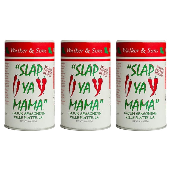 Slap Ya Mama White Pepper Blend 8oz, Pack of 3
