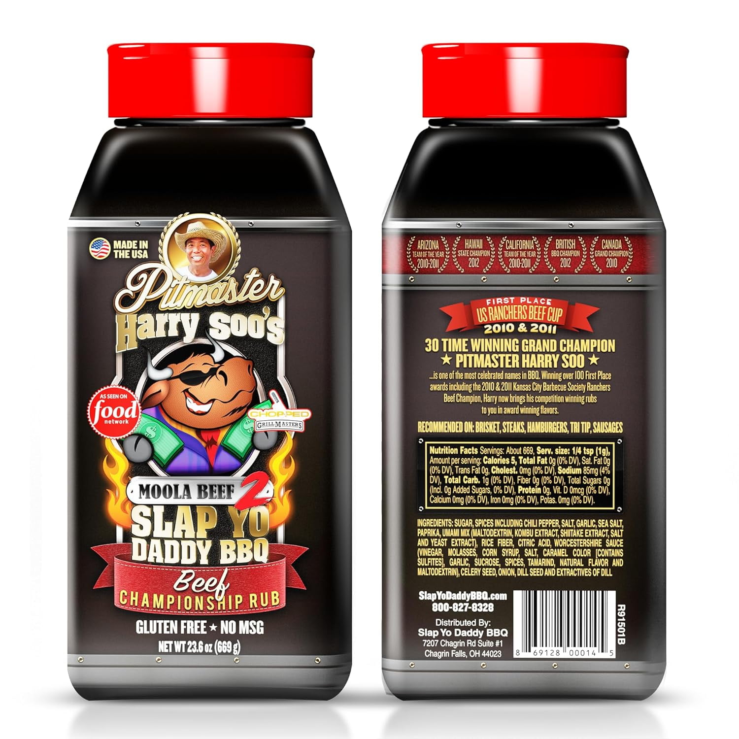 Slap Yo Daddy BBQ Rub Seasonings Moola Beef Spices and Seasonings for