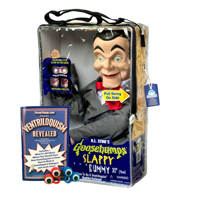 Slappy From Goosebumps Ventriloquist Dummy Doll - Bonus Bundle 