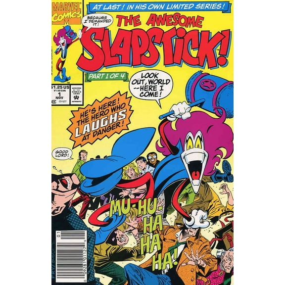 Slapstick #1 (Newsstand) VF ; Marvel Comic Book