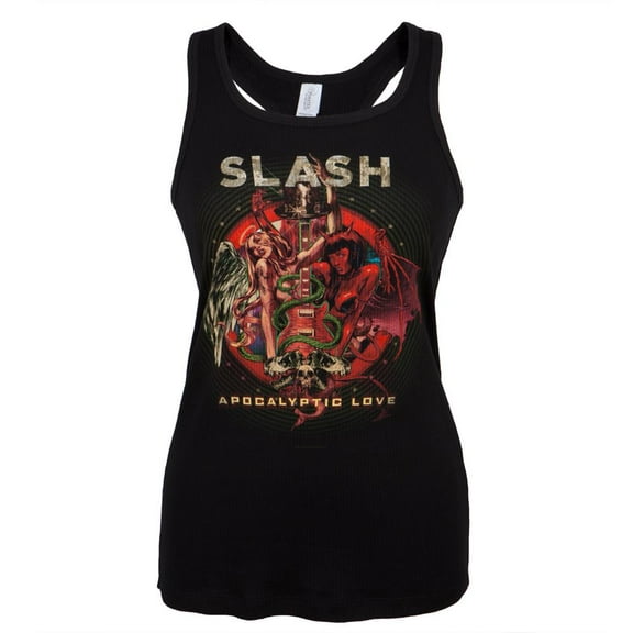 Slash - Apocolyptic Love Juniors Racerback Tank Top - Large
