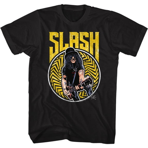 Slash Bold N Ylo Black Adult T-Shirt 5Xl