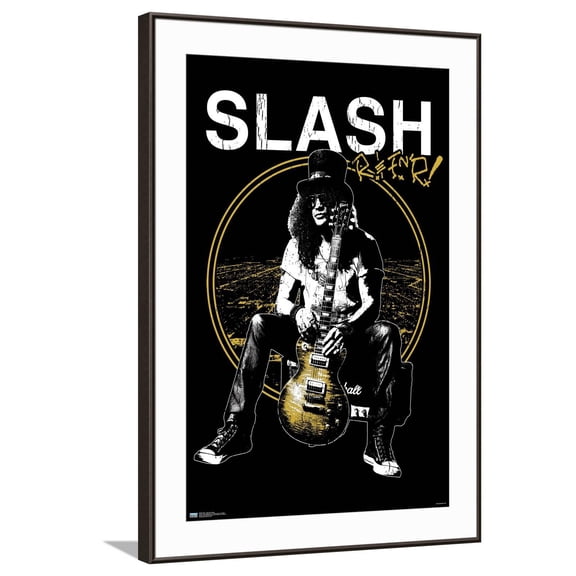 Slash - Big City Lights Canvas Wall Poster, 22.375" x 34"