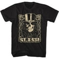 thumbnail image 1 of Slash Guns N Roses Slash Skull Cream Black Adult T-Shirt, 1 of 2