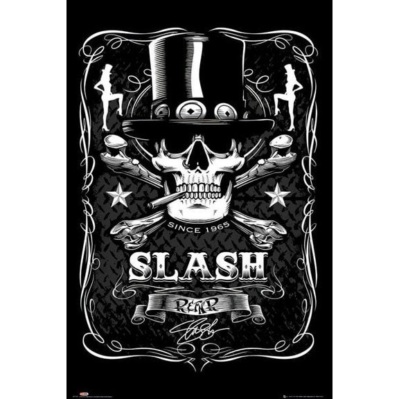 Slash Label (Global) Laminated Poster (24 x 36)