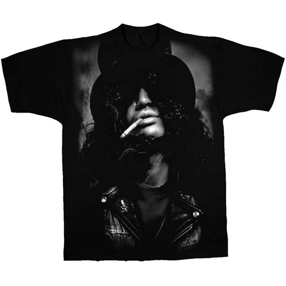 Guns N Roses Slash Top Hat Adult T-Shirt