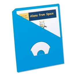 Slash Pocket Project Folders, 3-Hole Punched, Straight Tab, Letter Size, Assorted, 25/Pack Slash Pocket Project Folders, 3-Hole Punched, Straight Tab, Letter Size, Assorted, 25/Pack