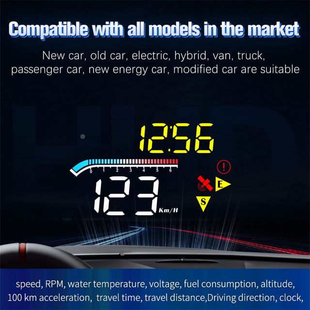 Slash Prices, A17 Car Digital GPS Speedometer with HUD, Overspeed