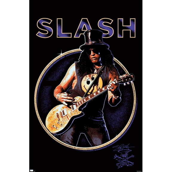 Slash - Purple Circle Wall Poster, 14.725" x 22.375"