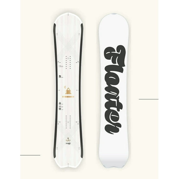 Slash by GiGi Floater Snowboard – Directional Freeride, Flat Camber, Tapered Swallow Tail, Ultimate Float & Carving Performance
