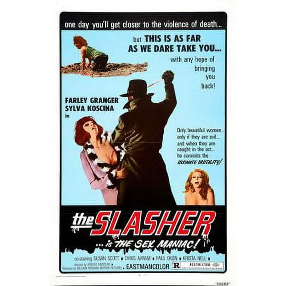 Slasher The Movie Poster Reprint 27inx40in for any room 27x40 Multi-Color Square Adults Poster Time