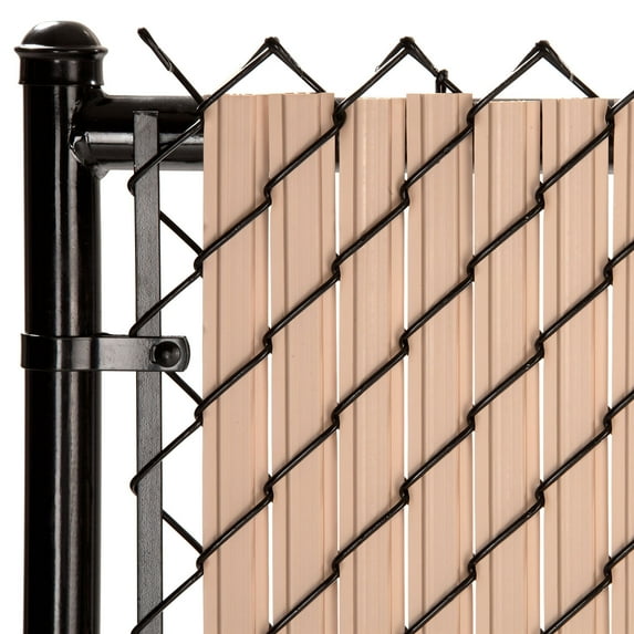 Slat Depot Maximum Privacy Beige for 8ft Chain Link Fence