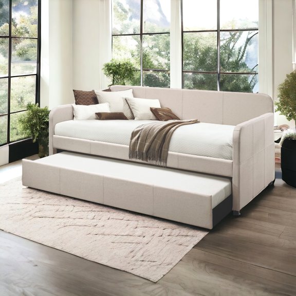 Slat - System Twin Daybed and Trundle, Panel Finished - Elegant Appearance
