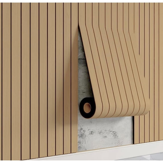 Slat Wall Panels Peel and Stick, Oak, 12.9 sq ft - Walmart.com