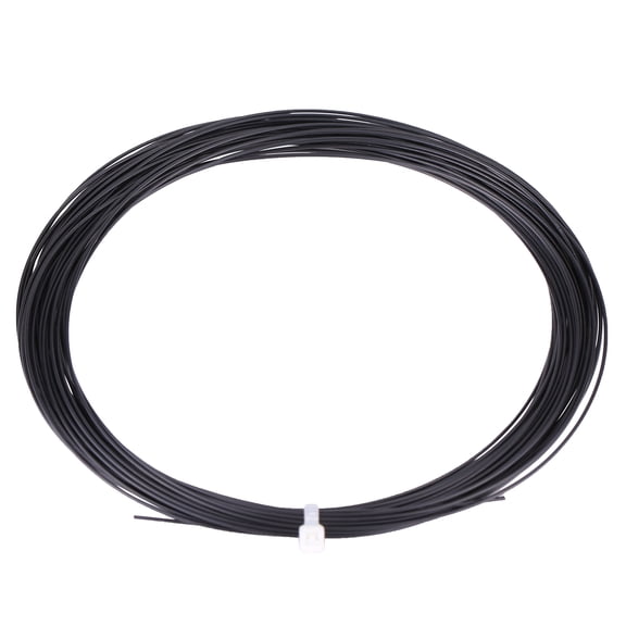 Slatcetga 10m Durable Nylon High Flexibility Badminton Racket Racquet String Line(Black)