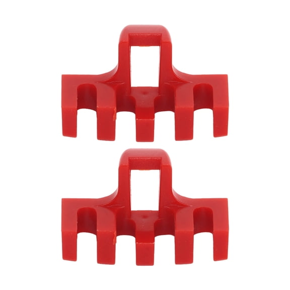 Slatcetga 2Pcs Badminton Stringing Racquet Load Spreader Badminton Tennis Racquet Pulling Machine Threading Accessories High Loaded Spreader Protector Red