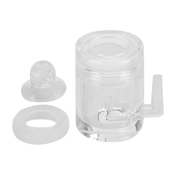 Slatcetga Acrylic High Transparent Aquarium Carbon Dioxide Refiner with Bubble Counter Function Water Plants Tanks CO2 AtomizerL