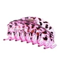 thumbnail image 1 of Slatcetga Fashionable Women Girl Resin Leopard Hair Clip Hair Claw Jaw Clip Accessories(Purple #4), 1 of 2