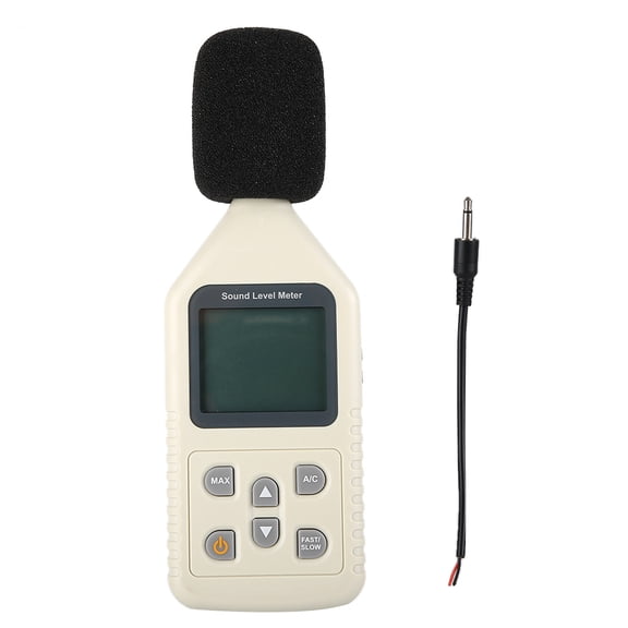 Slatcetga Handheld LCD Digital 30dB-130dB Sound Level Meter Noise Pressure Decibel Tester Monitor