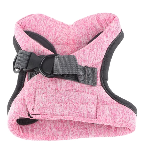Slatcetga Pet Harness and Leash Adjustable Stretchy Escape Proof Cat Walking Jackets for Walking Jogging Training Pink M