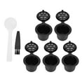thumbnail image 1 of Slatcetga Reusable Refillable Coffee Capsule Pod Filter Cups Set With Spoon Brush (5 Coffee Capsules), 1 of 8