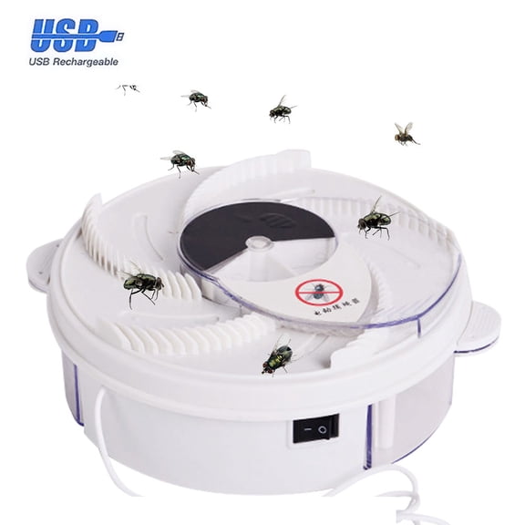 Slatcetga USB Flytrap Electric Pest Catcher Household Insect Catcher Automatic Fly Trap