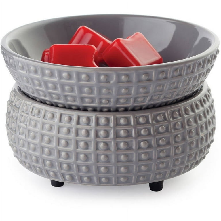 Slate 2-In-1 Candle and Fragrance Warmer For Candles And Wax Melts from  Candle Warmers Etc.