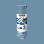 Rust-Oleum 354731 American Accents 2X Ultra Cover Black Flat 12 oz Spray Paint, 1 Piece 1 Pack