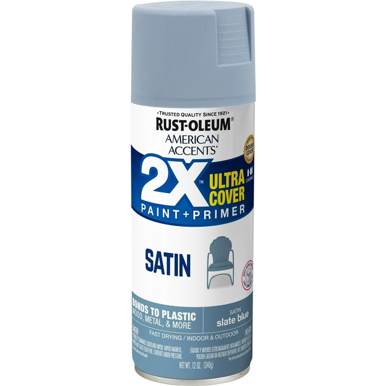 Slate Blue, Rust-Oleum American Accents 2X Ultra Cover Satin Spray