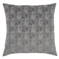 thumbnail image 1 of Slate Gray Distressed Gradient Throw Pillow, 1 of 3