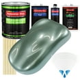 thumbnail image 1 of Slate Green Metallic Gallon Kit Low VOC URETHANE BASECOAT Car Auto Paint Kit, 1 of 6