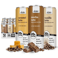 thumbnail image 1 of Slate Milk - High Protein Iced Coffee - Energy Variety Pack - 175mg Caffeine - 20g Protein, 1g Sugar, 100 Calories - 11 fl oz, 12 Cans, 1 of 5